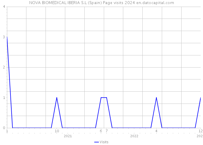 NOVA BIOMEDICAL IBERIA S.L (Spain) Page visits 2024 