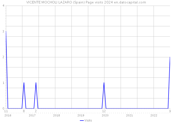 VICENTE MOCHOLI LAZARO (Spain) Page visits 2024 