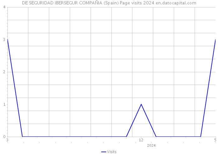 DE SEGURIDAD IBERSEGUR COMPAÑIA (Spain) Page visits 2024 