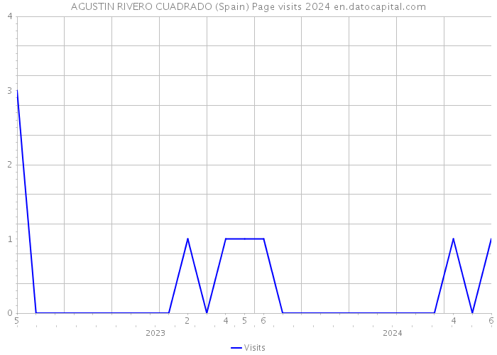 AGUSTIN RIVERO CUADRADO (Spain) Page visits 2024 