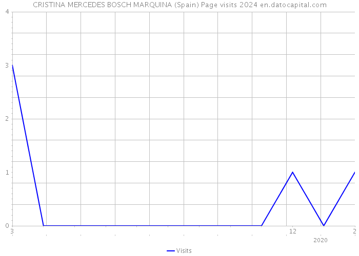 CRISTINA MERCEDES BOSCH MARQUINA (Spain) Page visits 2024 