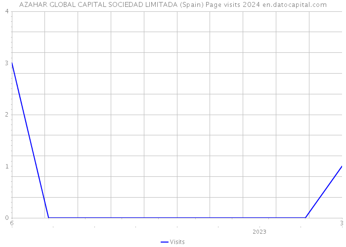 AZAHAR GLOBAL CAPITAL SOCIEDAD LIMITADA (Spain) Page visits 2024 