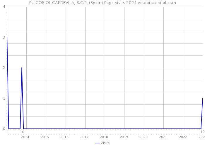 PUIGORIOL CAPDEVILA, S.C.P. (Spain) Page visits 2024 