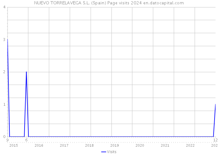 NUEVO TORRELAVEGA S.L. (Spain) Page visits 2024 