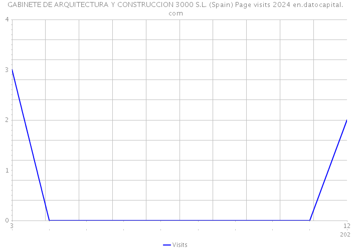 GABINETE DE ARQUITECTURA Y CONSTRUCCION 3000 S.L. (Spain) Page visits 2024 