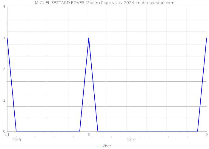 MIGUEL BESTARD BOVER (Spain) Page visits 2024 