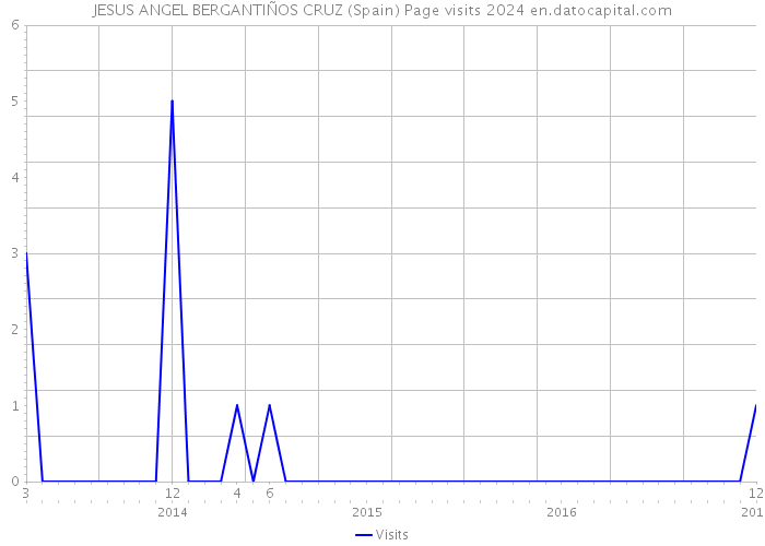 JESUS ANGEL BERGANTIÑOS CRUZ (Spain) Page visits 2024 