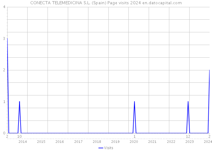 CONECTA TELEMEDICINA S.L. (Spain) Page visits 2024 