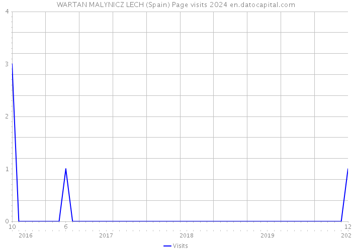 WARTAN MALYNICZ LECH (Spain) Page visits 2024 