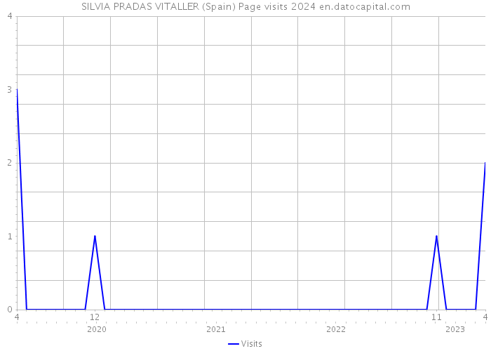 SILVIA PRADAS VITALLER (Spain) Page visits 2024 