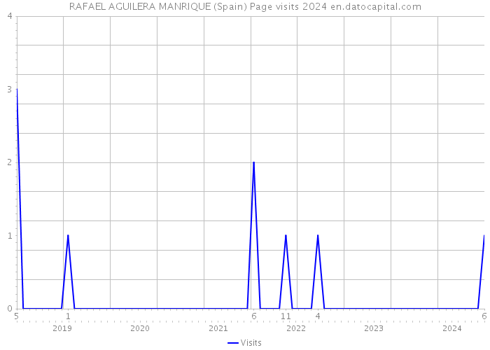 RAFAEL AGUILERA MANRIQUE (Spain) Page visits 2024 