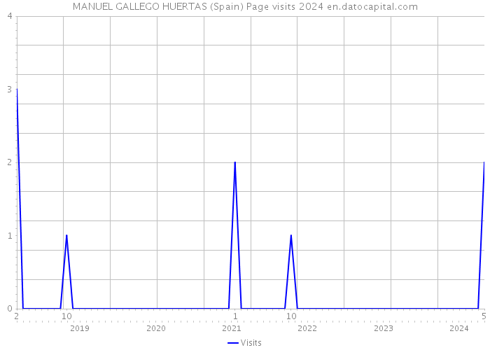 MANUEL GALLEGO HUERTAS (Spain) Page visits 2024 