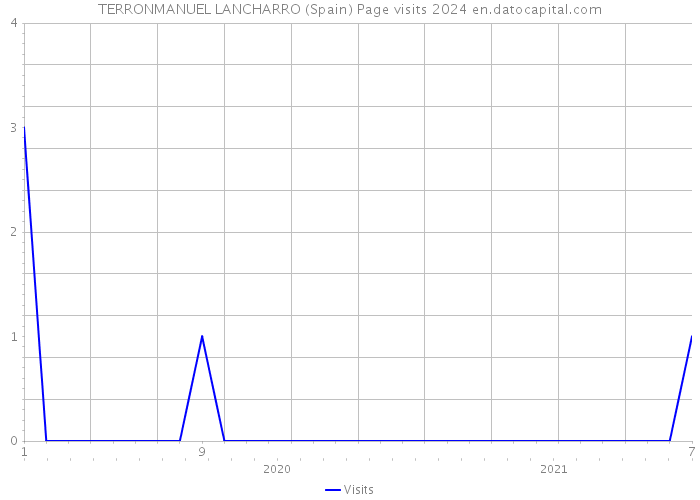 TERRONMANUEL LANCHARRO (Spain) Page visits 2024 