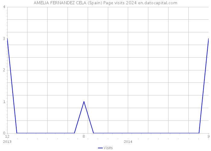 AMELIA FERNANDEZ CELA (Spain) Page visits 2024 