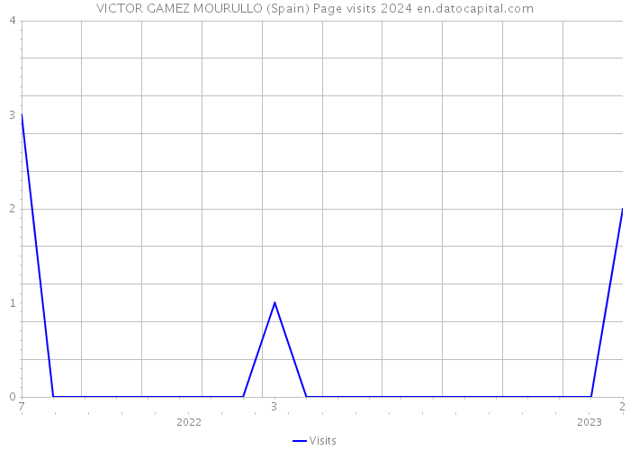 VICTOR GAMEZ MOURULLO (Spain) Page visits 2024 