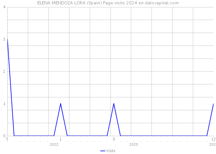 ELENA MENDOZA LORA (Spain) Page visits 2024 