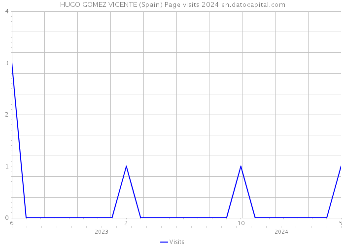 HUGO GOMEZ VICENTE (Spain) Page visits 2024 