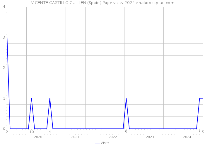 VICENTE CASTILLO GUILLEN (Spain) Page visits 2024 