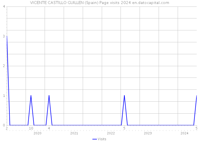 VICENTE CASTILLO GUILLEN (Spain) Page visits 2024 