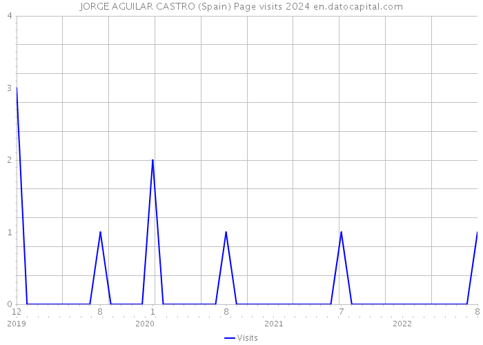 JORGE AGUILAR CASTRO (Spain) Page visits 2024 