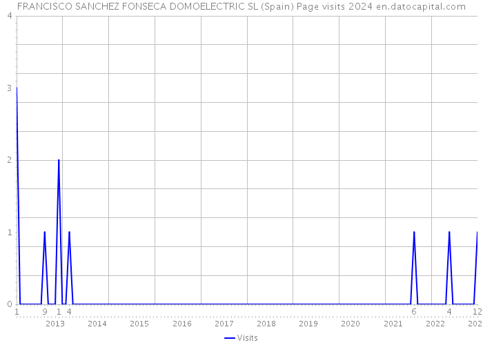 FRANCISCO SANCHEZ FONSECA DOMOELECTRIC SL (Spain) Page visits 2024 