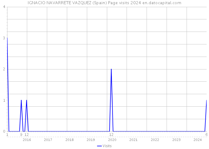 IGNACIO NAVARRETE VAZQUEZ (Spain) Page visits 2024 