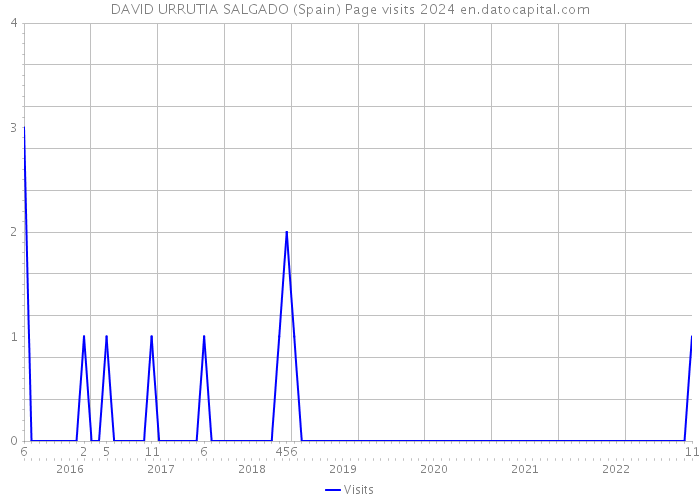 DAVID URRUTIA SALGADO (Spain) Page visits 2024 