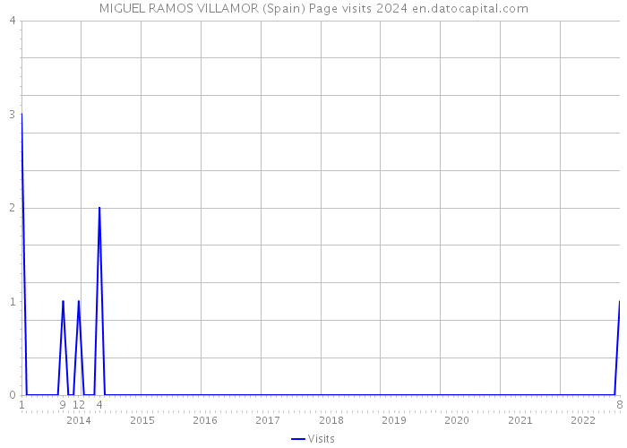 MIGUEL RAMOS VILLAMOR (Spain) Page visits 2024 
