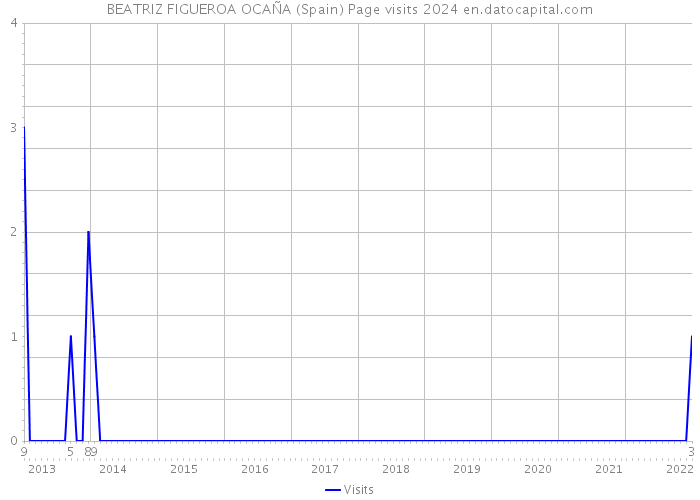 BEATRIZ FIGUEROA OCAÑA (Spain) Page visits 2024 