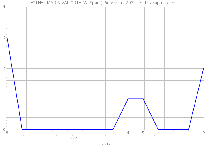 ESTHER MARIA VAL ORTEGA (Spain) Page visits 2024 