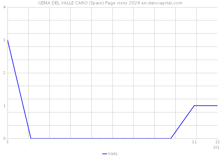 GEMA DEL VALLE CARO (Spain) Page visits 2024 