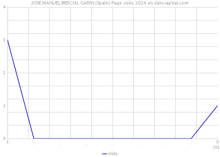 JOSE MANUEL BERCIAL GARIN (Spain) Page visits 2024 