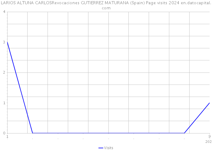 LARIOS ALTUNA CARLOSRevocaciones GUTIERREZ MATURANA (Spain) Page visits 2024 