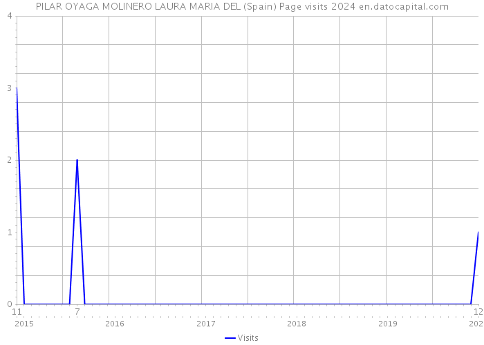 PILAR OYAGA MOLINERO LAURA MARIA DEL (Spain) Page visits 2024 