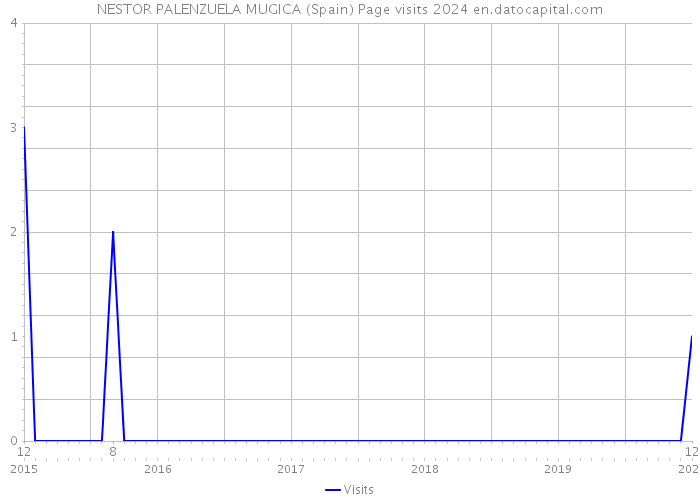 NESTOR PALENZUELA MUGICA (Spain) Page visits 2024 