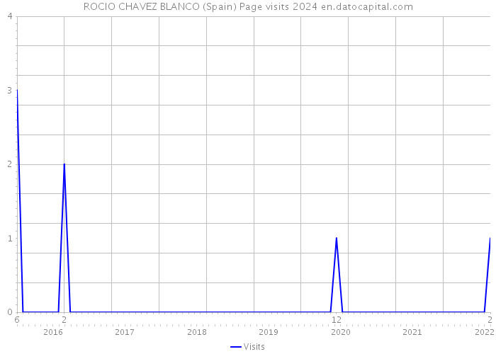ROCIO CHAVEZ BLANCO (Spain) Page visits 2024 