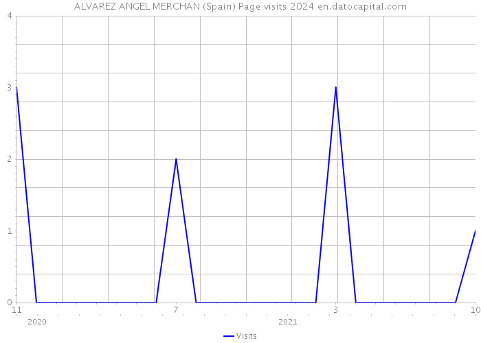 ALVAREZ ANGEL MERCHAN (Spain) Page visits 2024 