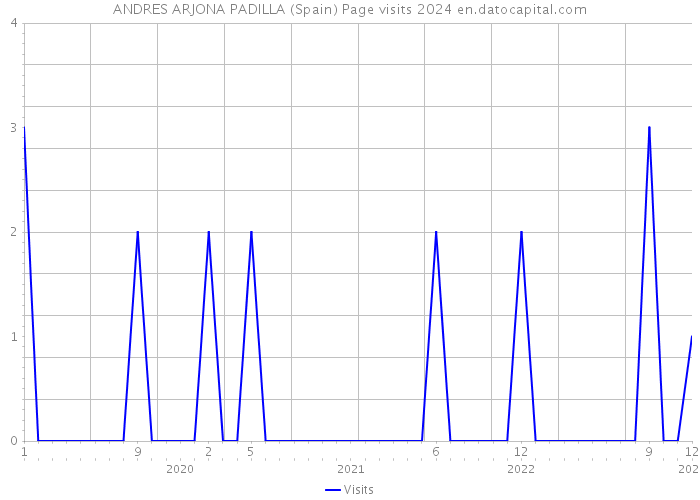 ANDRES ARJONA PADILLA (Spain) Page visits 2024 