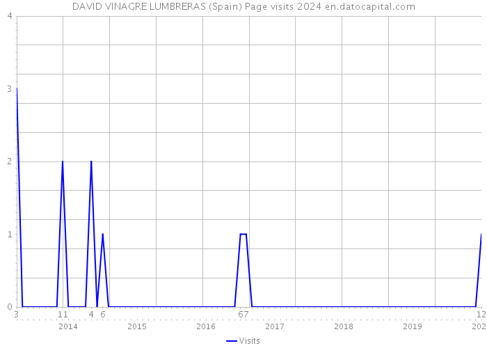 DAVID VINAGRE LUMBRERAS (Spain) Page visits 2024 