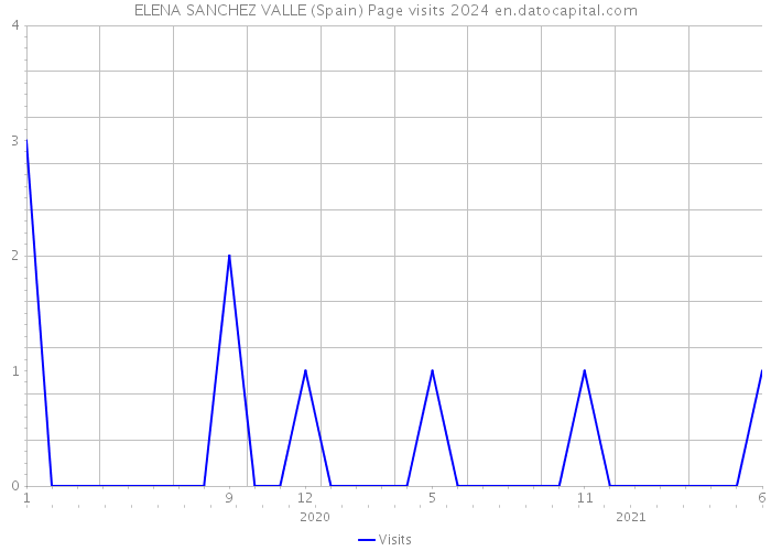 ELENA SANCHEZ VALLE (Spain) Page visits 2024 