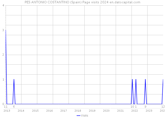 PES ANTONIO COSTANTINO (Spain) Page visits 2024 