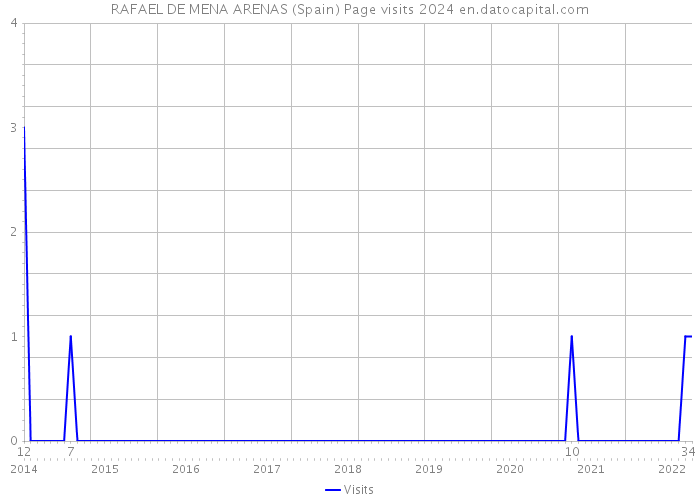 RAFAEL DE MENA ARENAS (Spain) Page visits 2024 