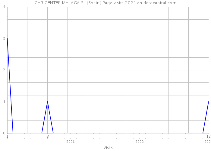 CAR CENTER MALAGA SL (Spain) Page visits 2024 