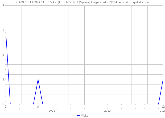 CARLOS FERNANDEZ VAZQUEZ RIVERO (Spain) Page visits 2024 
