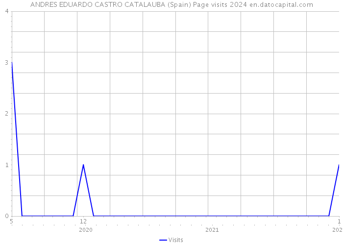 ANDRES EDUARDO CASTRO CATALAUBA (Spain) Page visits 2024 