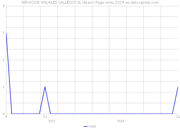 SERVICIOS VISUALES GALLEGOS SL (Spain) Page visits 2024 