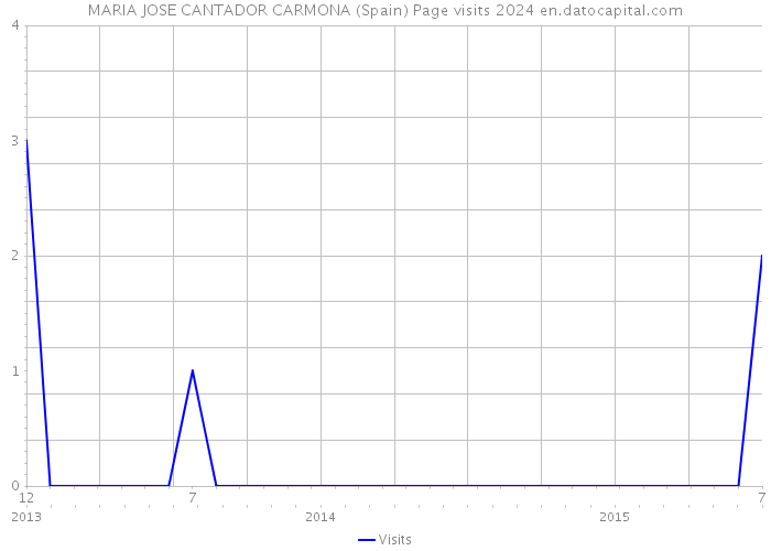 MARIA JOSE CANTADOR CARMONA (Spain) Page visits 2024 