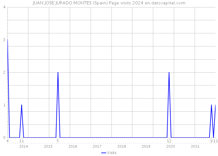 JUAN JOSE JURADO MONTES (Spain) Page visits 2024 