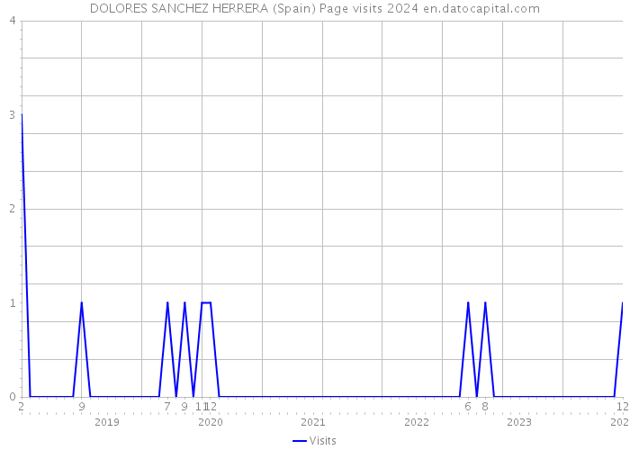 DOLORES SANCHEZ HERRERA (Spain) Page visits 2024 