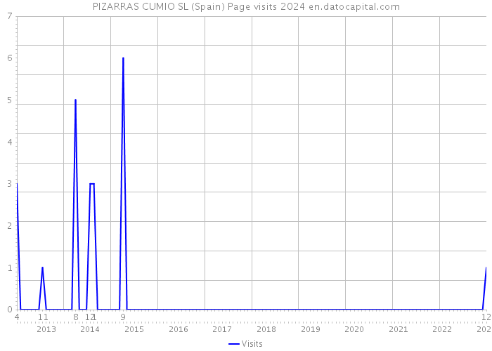 PIZARRAS CUMIO SL (Spain) Page visits 2024 